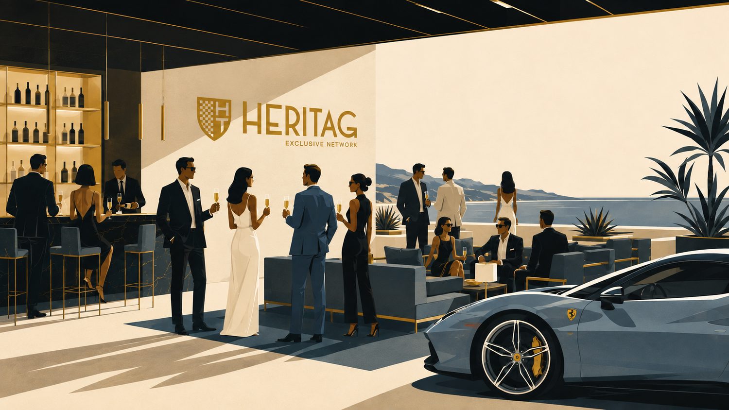 Members socialising at a HERITAG Club House