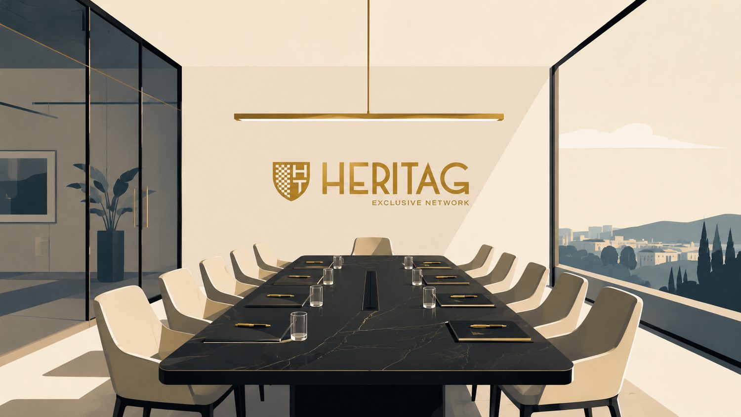 A private meeting room in a HERITAG Club House