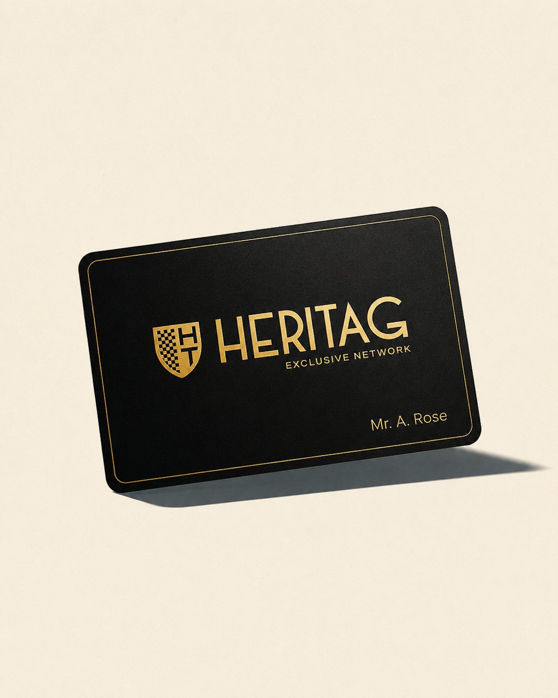 A HERITAG membership card