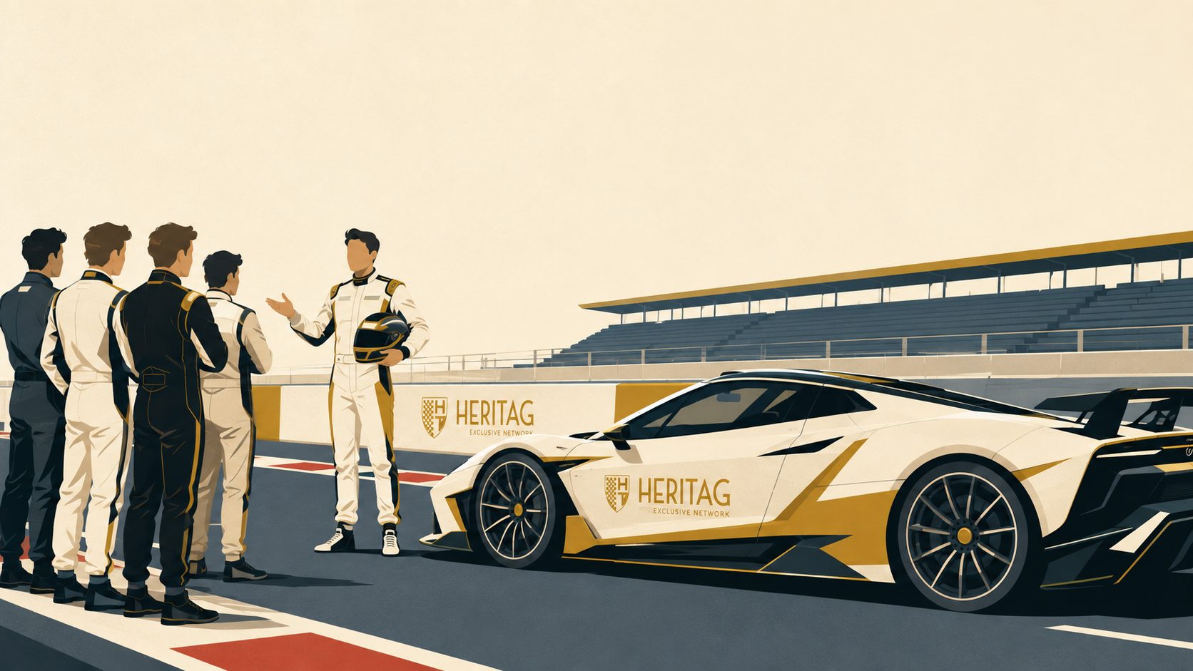 HERITAG track tuition with drivers on a private circuit